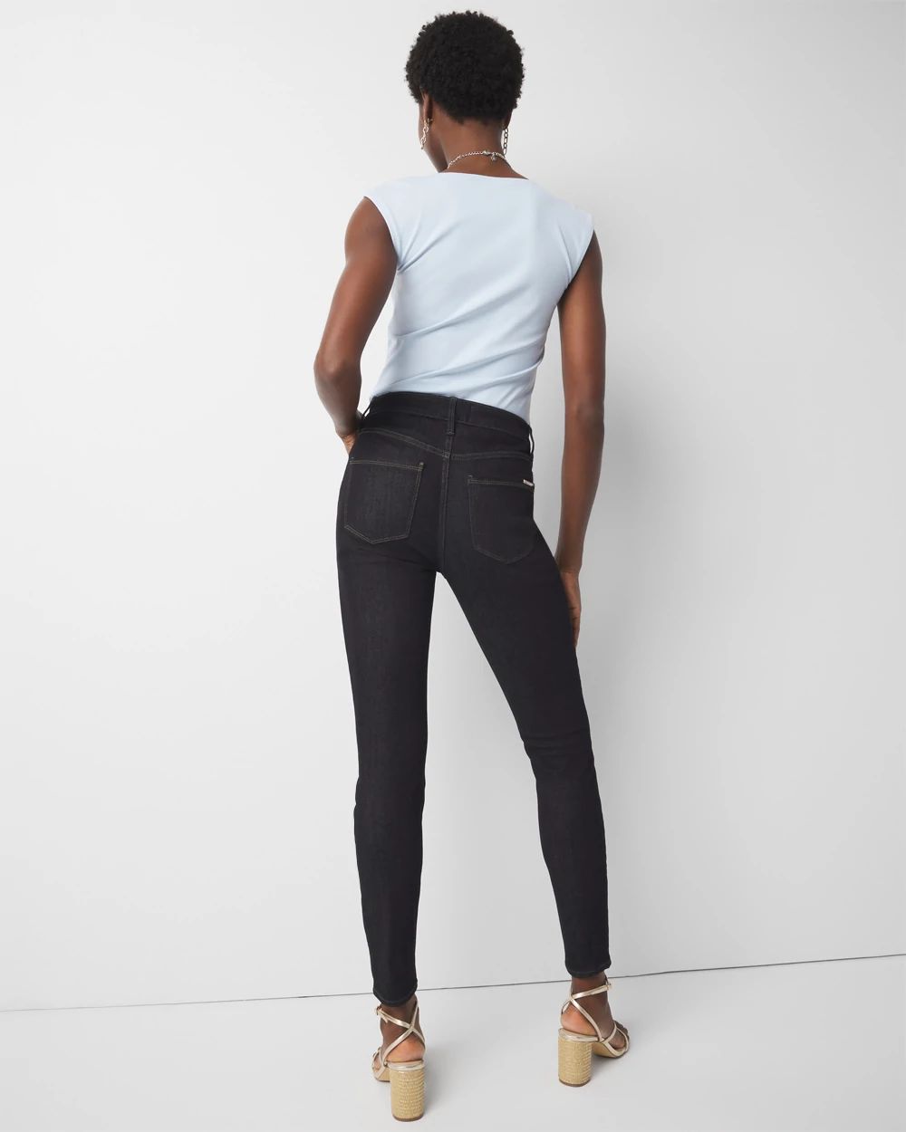 White house black market skinny ankle clearance